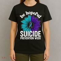 Be Hopeful Suicide Prevention Week T-Shirt thumb 4