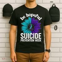 Be Hopeful Suicide Prevention Week T-Shirt thumb 6