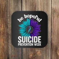 Be Hopeful Suicide Prevention Week Coaster thumb 0