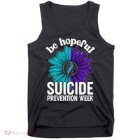 Be Hopeful Suicide Prevention Week Tank Top thumb 0