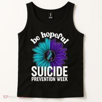 Be Hopeful Suicide Prevention Week Tank Top thumb 2