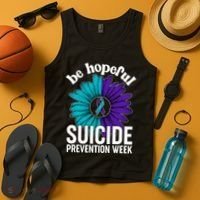 Be Hopeful Suicide Prevention Week Tank Top thumb 4