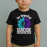 Be Hopeful Suicide Prevention Week Toddler T-Shirt thumb 2