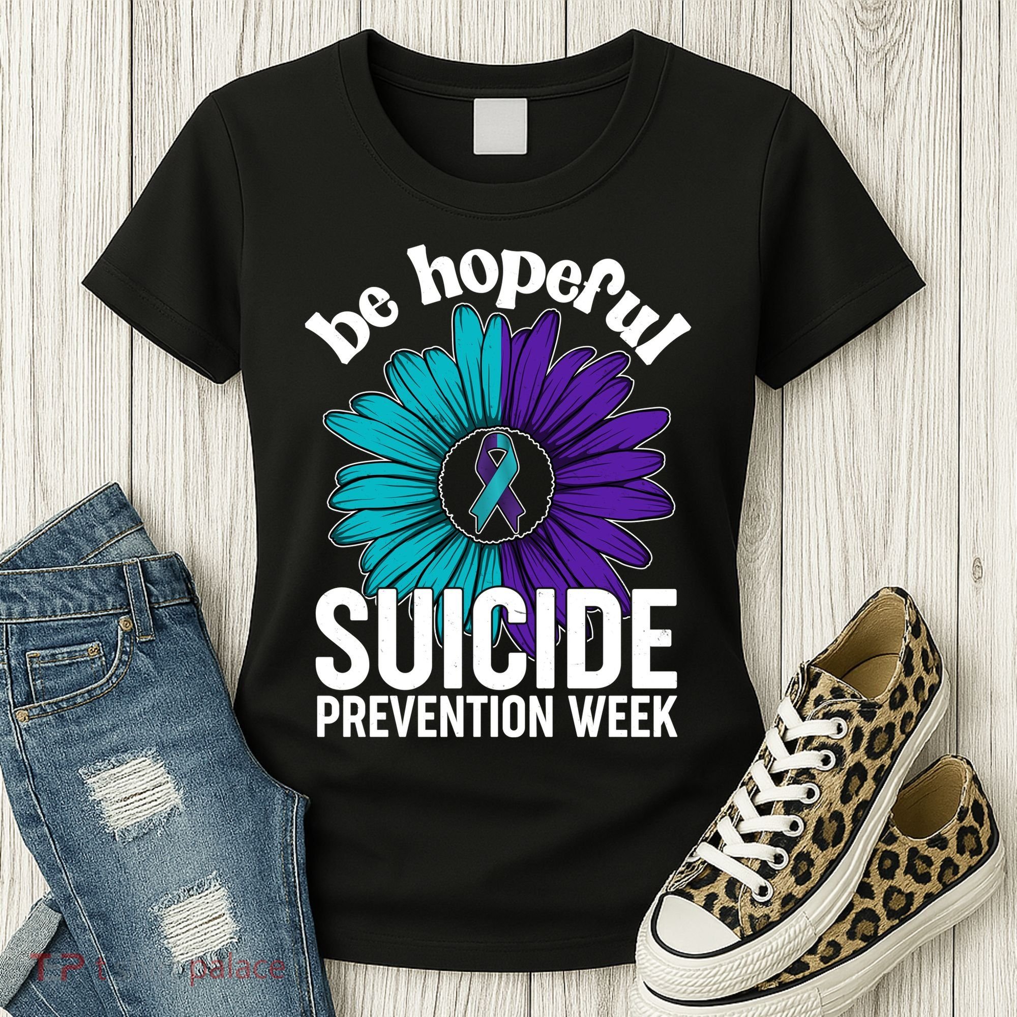 Be Hopeful Suicide Prevention Week Women's T-Shirt