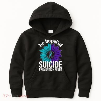 Be Hopeful Suicide Prevention Week Kids Hoodie