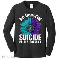 Be Hopeful Suicide Prevention Week Kids Long Sleeve Shirt thumb 0