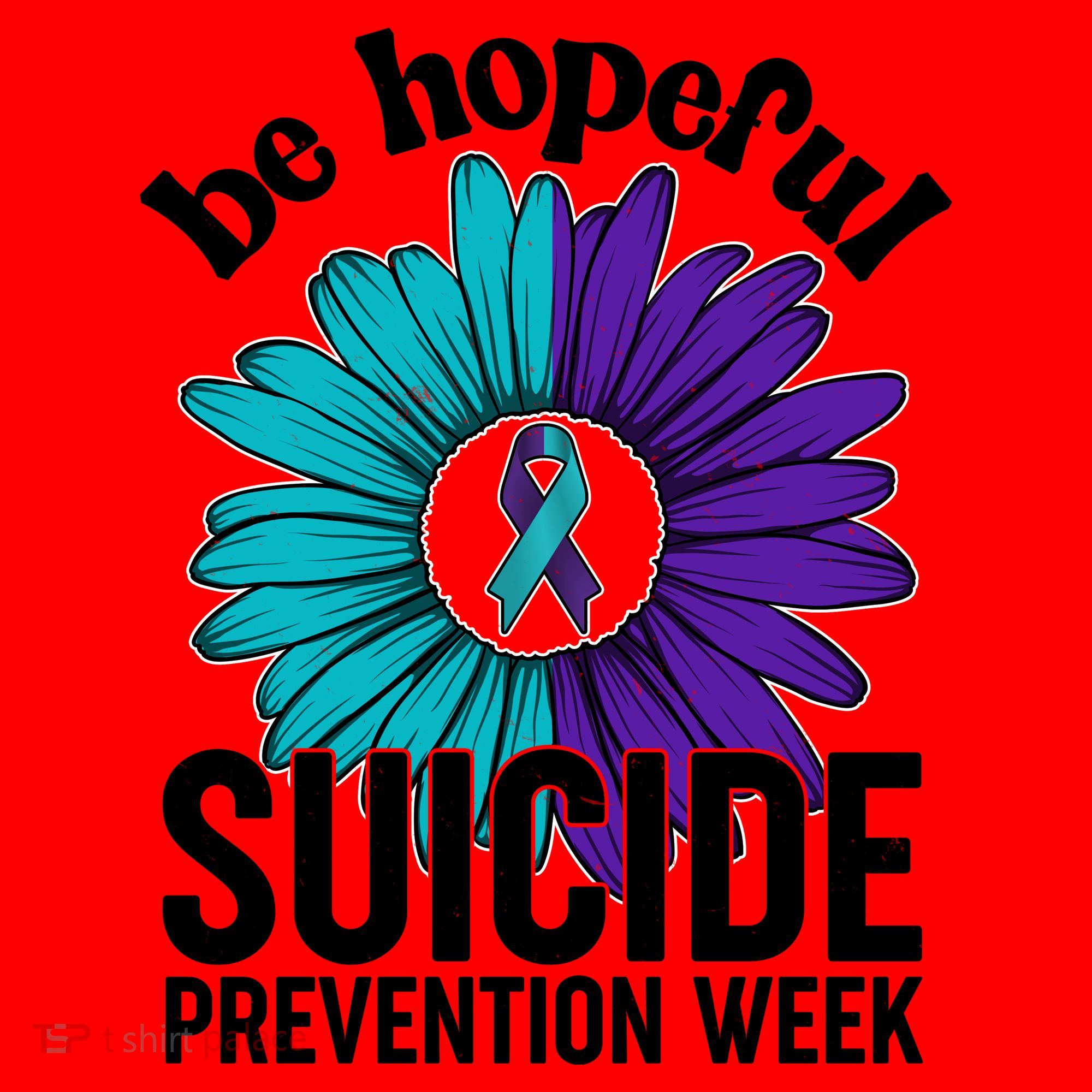 Be Hopeful Suicide Prevention Week Santa Hat