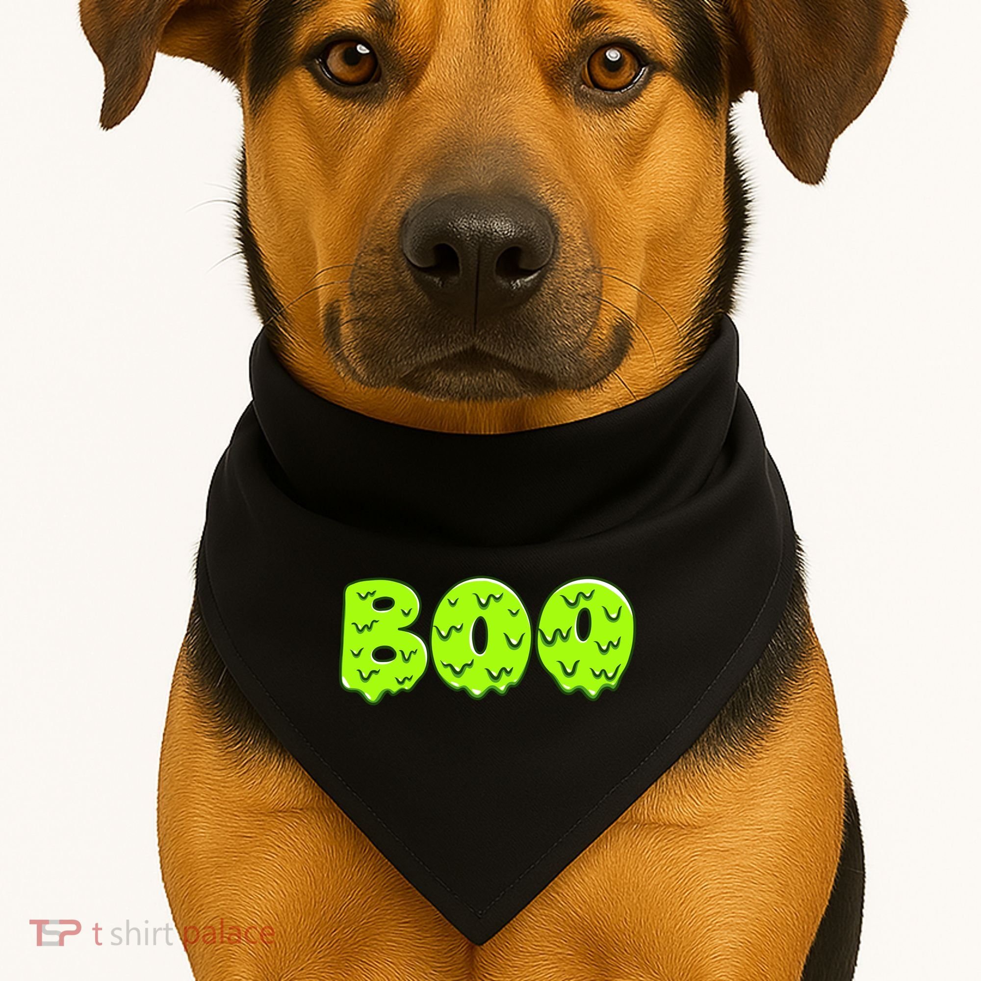 Boo Halloween Slime USA-Made Doggie Bandana