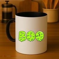 Boo Halloween Slime Coffee Mug thumb 4