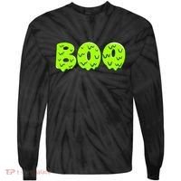Boo Halloween Slime Tie-Dye Long Sleeve Shirt thumb 0