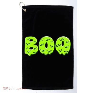 Boo Halloween Slime Golf Towel