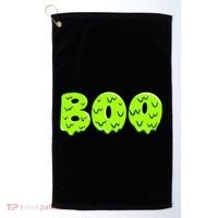 Boo Halloween Slime Golf Towel thumb 0