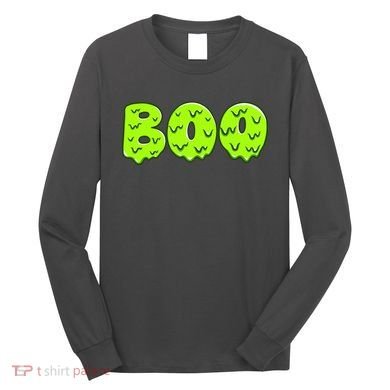 Boo Halloween Slime Long Sleeve Shirt
