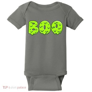 Boo Halloween Slime Baby Bodysuit