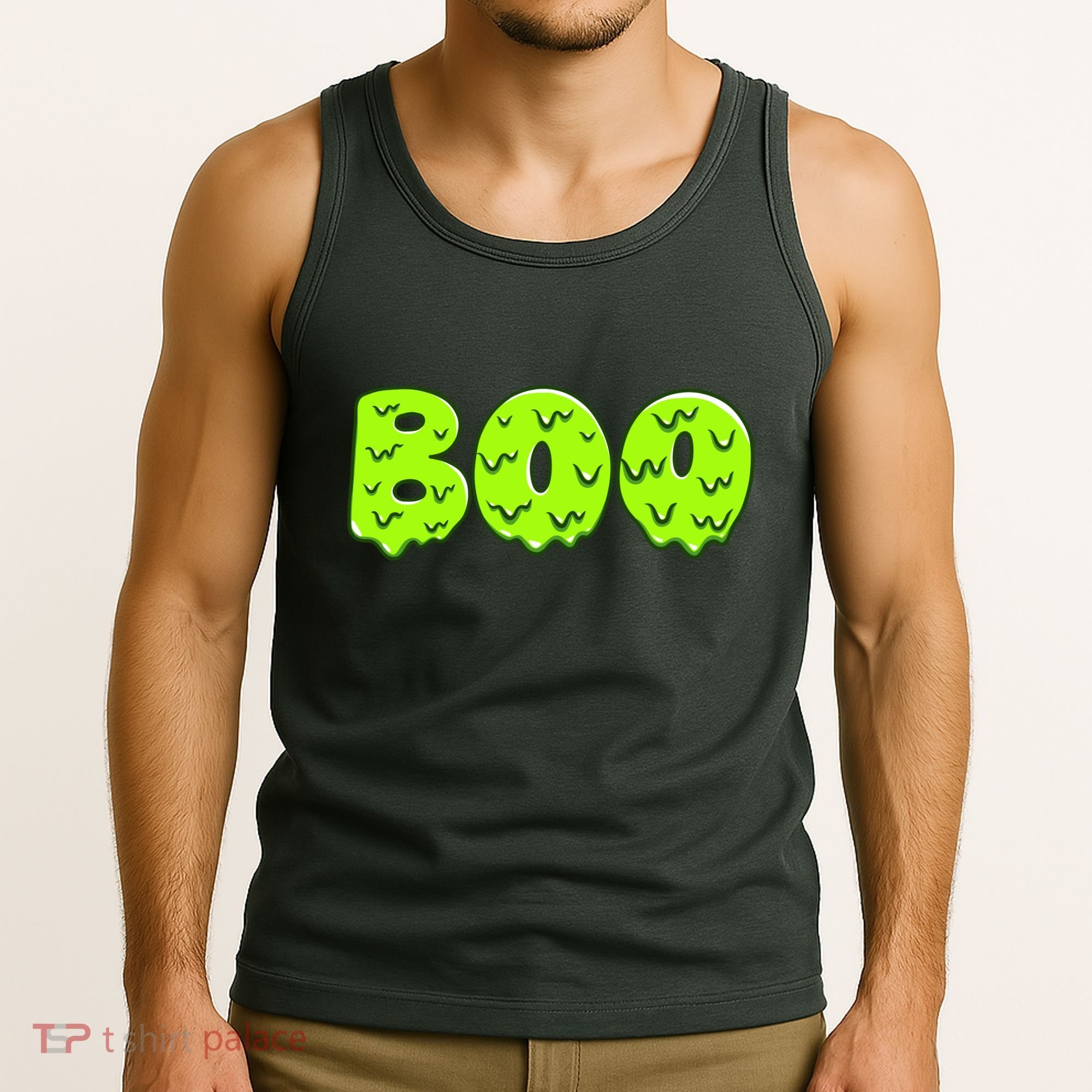 Boo Halloween Slime Tank Top