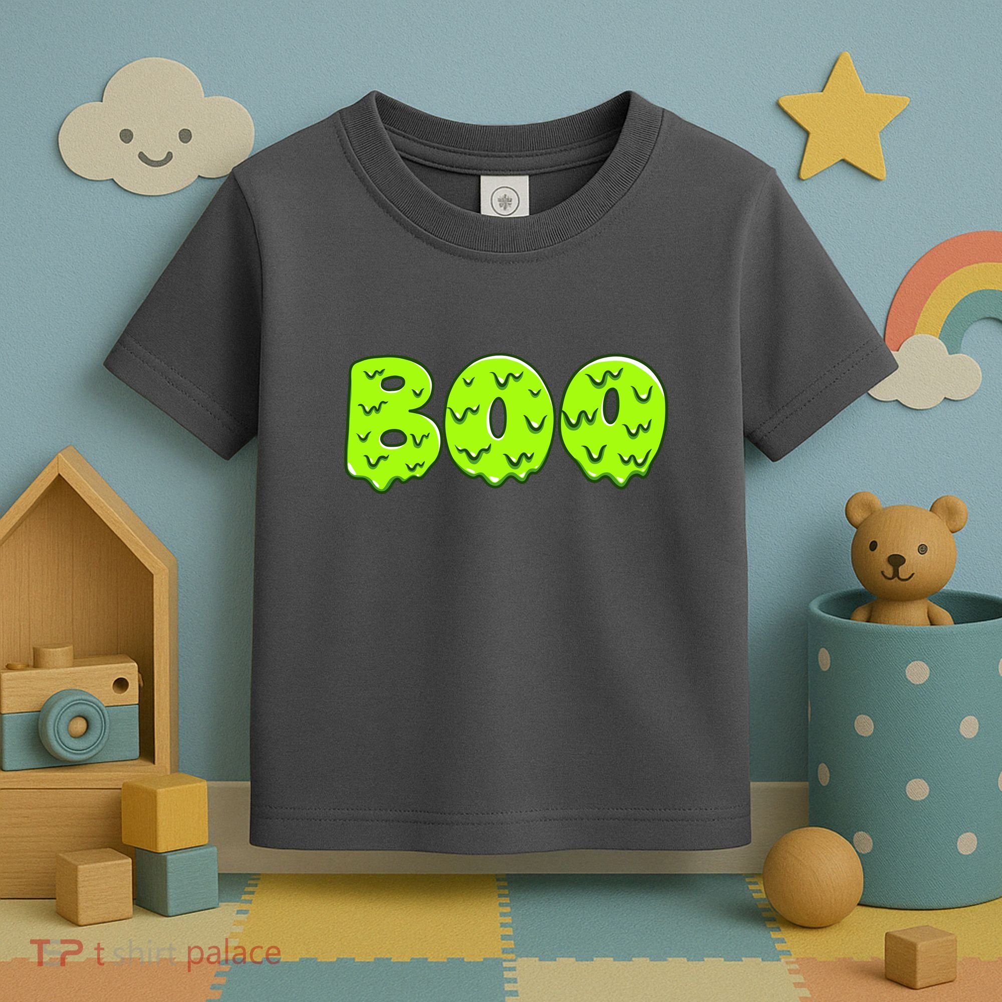Boo Halloween Slime Toddler T-Shirt