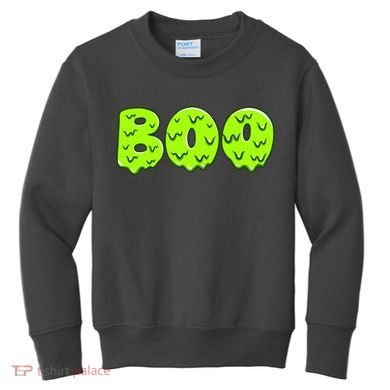 Boo Halloween Slime Kids Sweatshirt