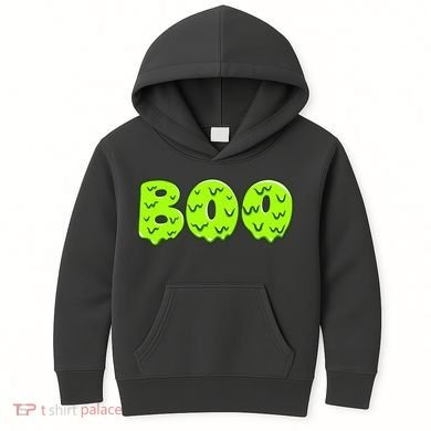 Boo Halloween Slime Kids Hoodie