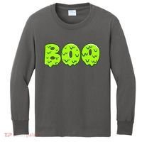 Boo Halloween Slime Kids Long Sleeve Shirt thumb 0
