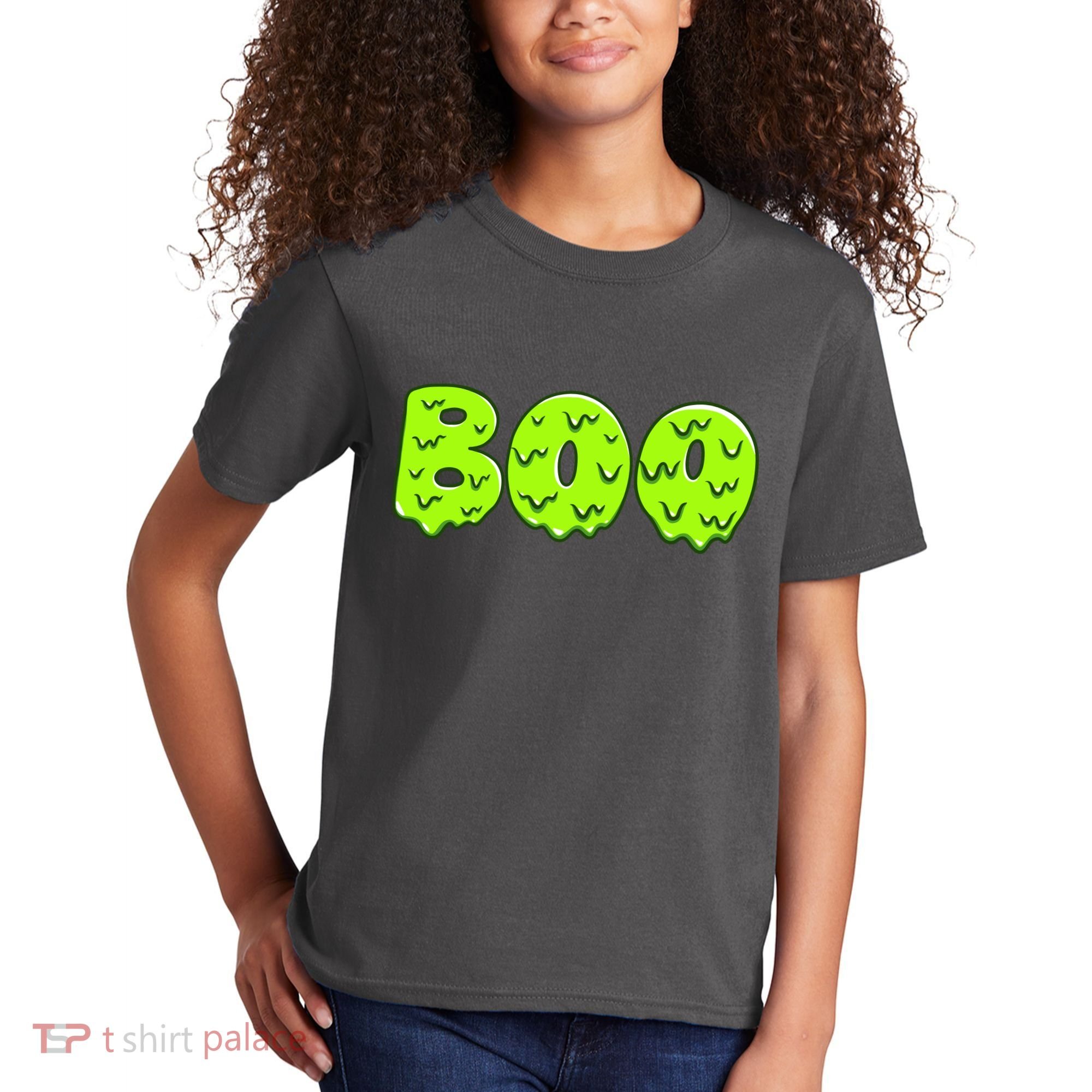 Boo Halloween Slime Kids T-Shirt