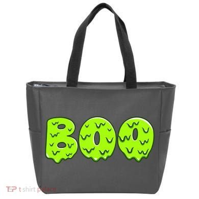Boo Halloween Slime Tote Bag