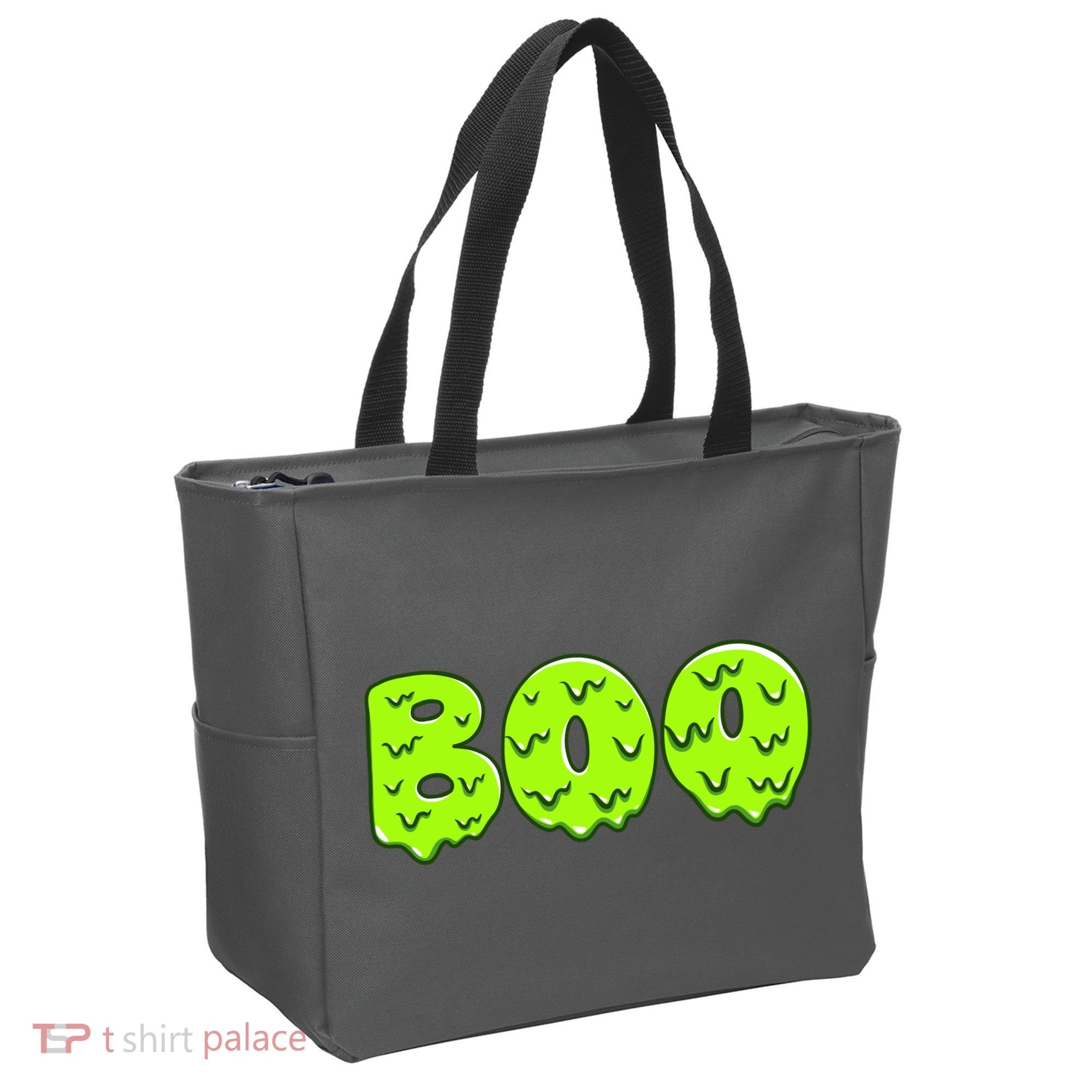 Boo Halloween Slime Tote Bag