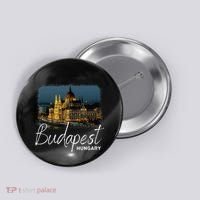 Budapest Hungary Souvenir Budapest Button thumb 0