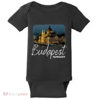 Budapest Hungary Souvenir Budapest Baby Bodysuit thumb 0