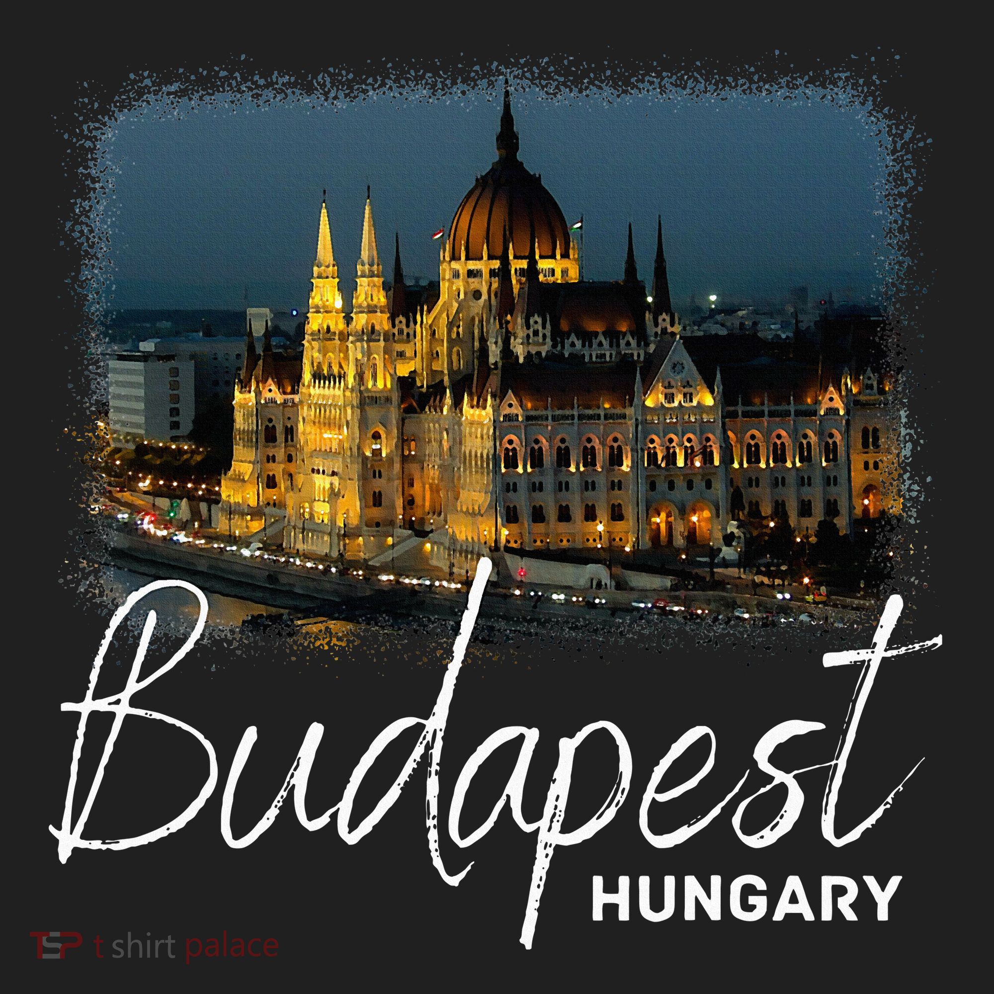 Budapest Hungary Souvenir Budapest Golf Towel