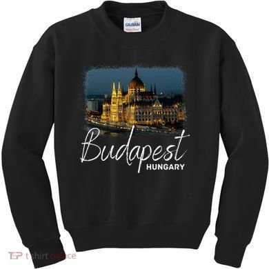 Budapest Hungary Souvenir Budapest Kids Sweatshirt