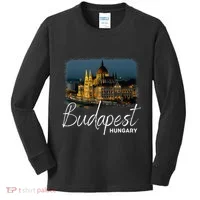 Budapest Hungary Souvenir Budapest Kids Long Sleeve Shirt thumb 0