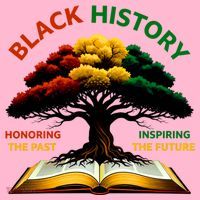 Black History Tree Root Book Honoring The Past Inspiring The Future Coaster thumb 2