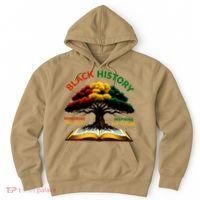 Black History Tree Root Book Honoring The Past Inspiring The Future Hoodie thumb 0