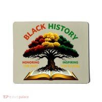 Black History Tree Root Book Honoring The Past Inspiring The Future Mousepad thumb 0