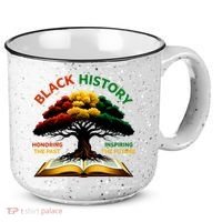 Black History Tree Root Book Honoring The Past Inspiring The Future 15oz Campfire Ceramic Mug thumb 0