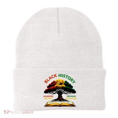 Black History Tree Root Book Honoring The Past Inspiring The Future Beanie