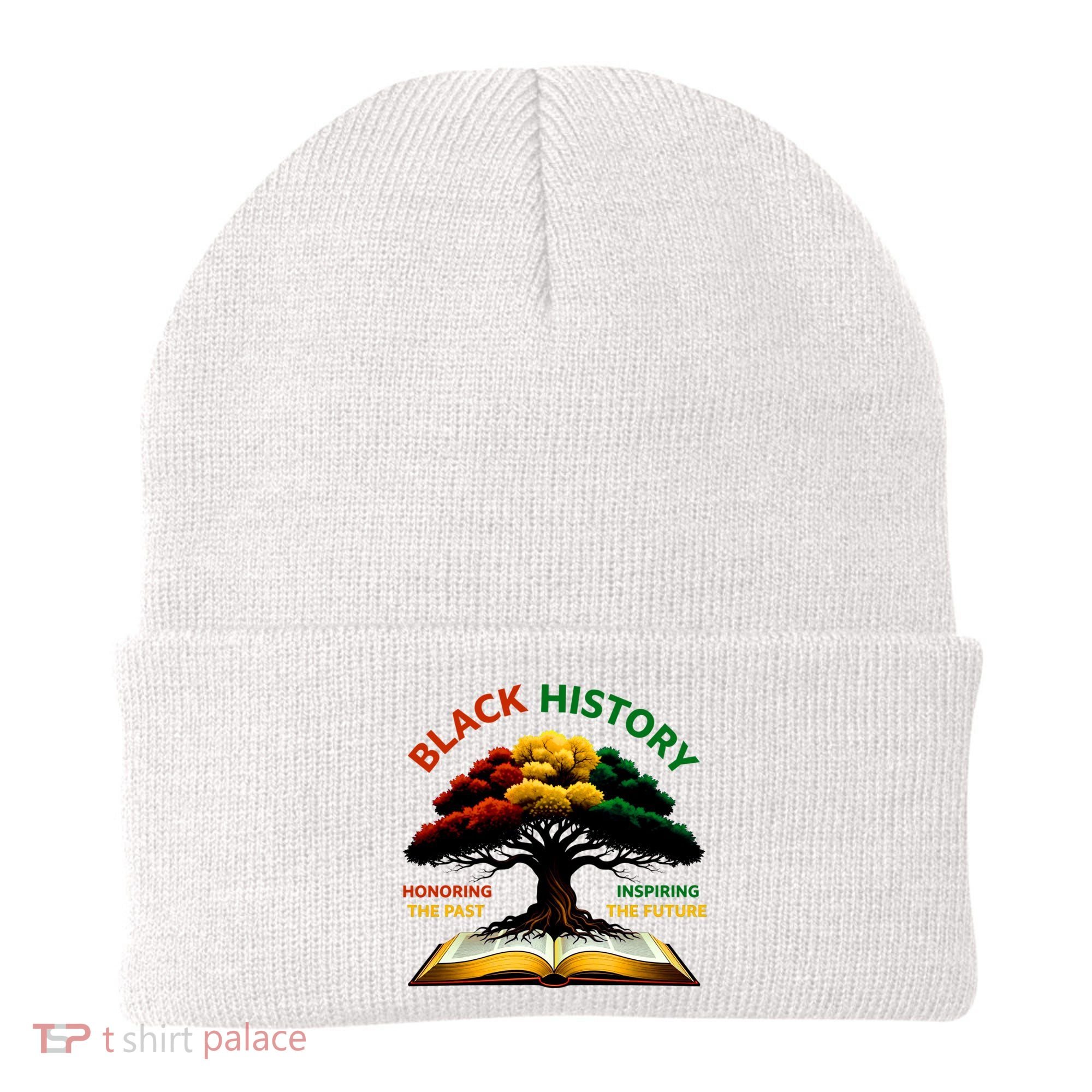 Black History Tree Root Book Honoring The Past Inspiring The Future Beanie