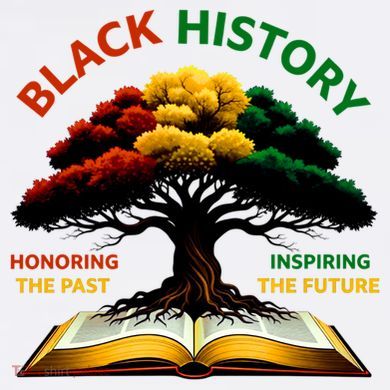 Black History Tree Root Book Honoring The Past Inspiring The Future Drawstring Bag