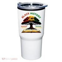 Black History Tree Root Book Honoring The Past Inspiring The Future Tumbler thumb 0