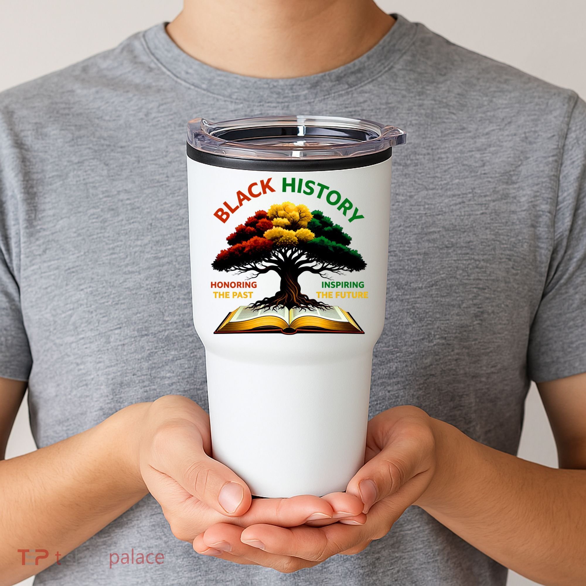 Black History Tree Root Book Honoring The Past Inspiring The Future Tumbler