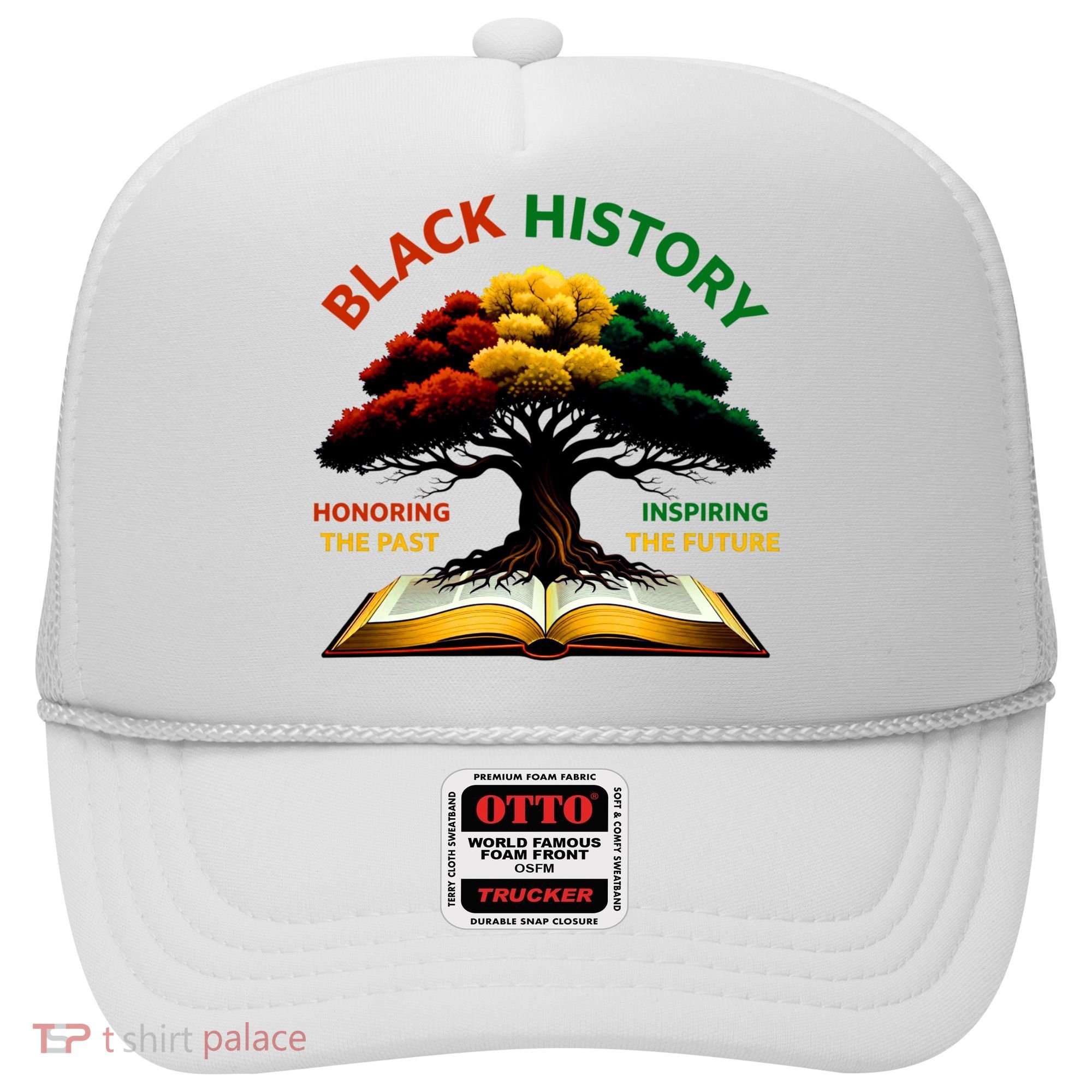 Black History Tree Root Book Honoring The Past Inspiring The Future Hat