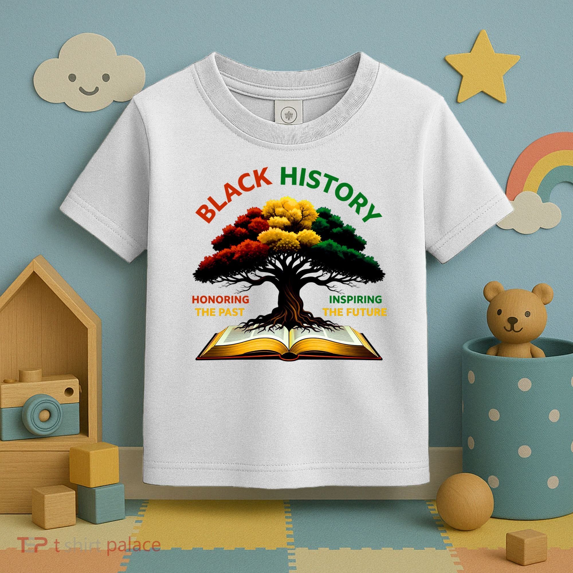Black History Tree Root Book Honoring The Past Inspiring The Future Toddler T-Shirt