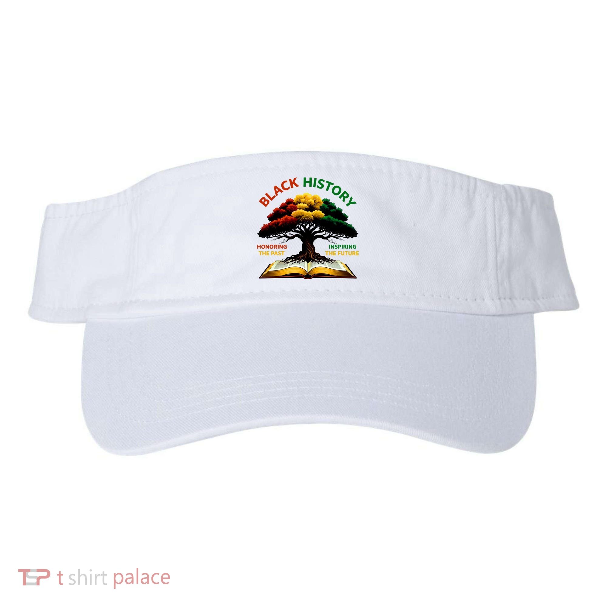 Black History Tree Root Book Honoring The Past Inspiring The Future Visor