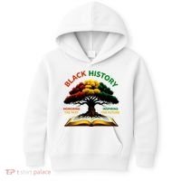 Black History Tree Root Book Honoring The Past Inspiring The Future Kids Hoodie thumb 0