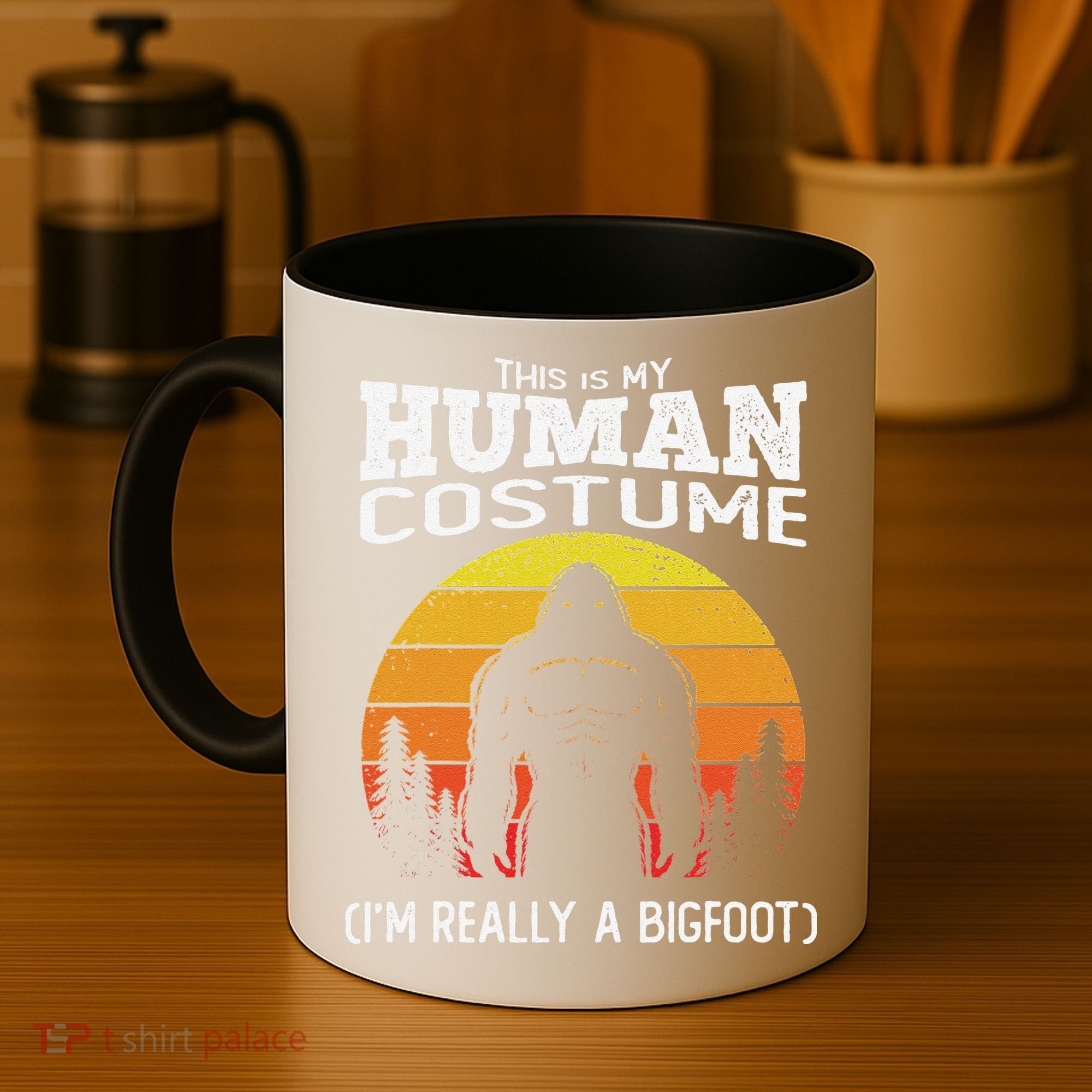Bigfoot Halloween This Is My Human Costume Im A Bigfoot Coffee Mug