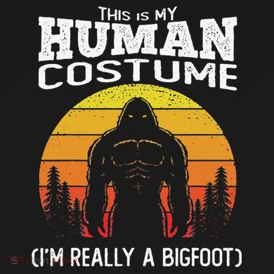 Bigfoot Halloween This Is My Human Costume Im A Bigfoot Baby Long Sleeve Bodysuit