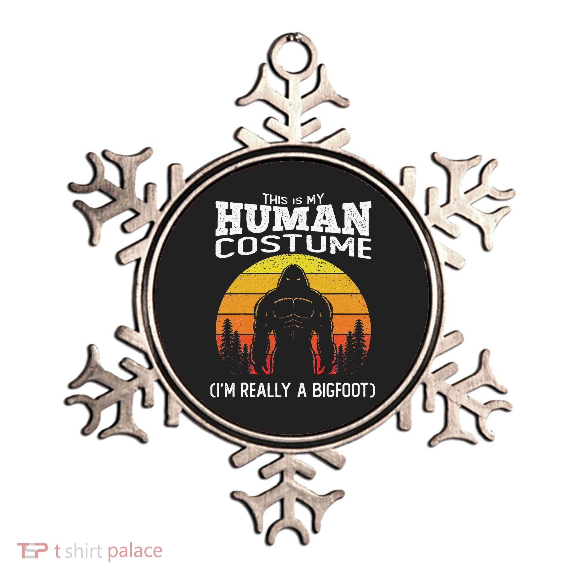 Bigfoot Halloween This Is My Human Costume Im A Bigfoot Ornament