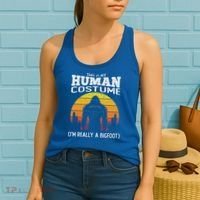 Bigfoot Halloween This Is My Human Costume Im A Bigfoot Women's Tank Top thumb 2