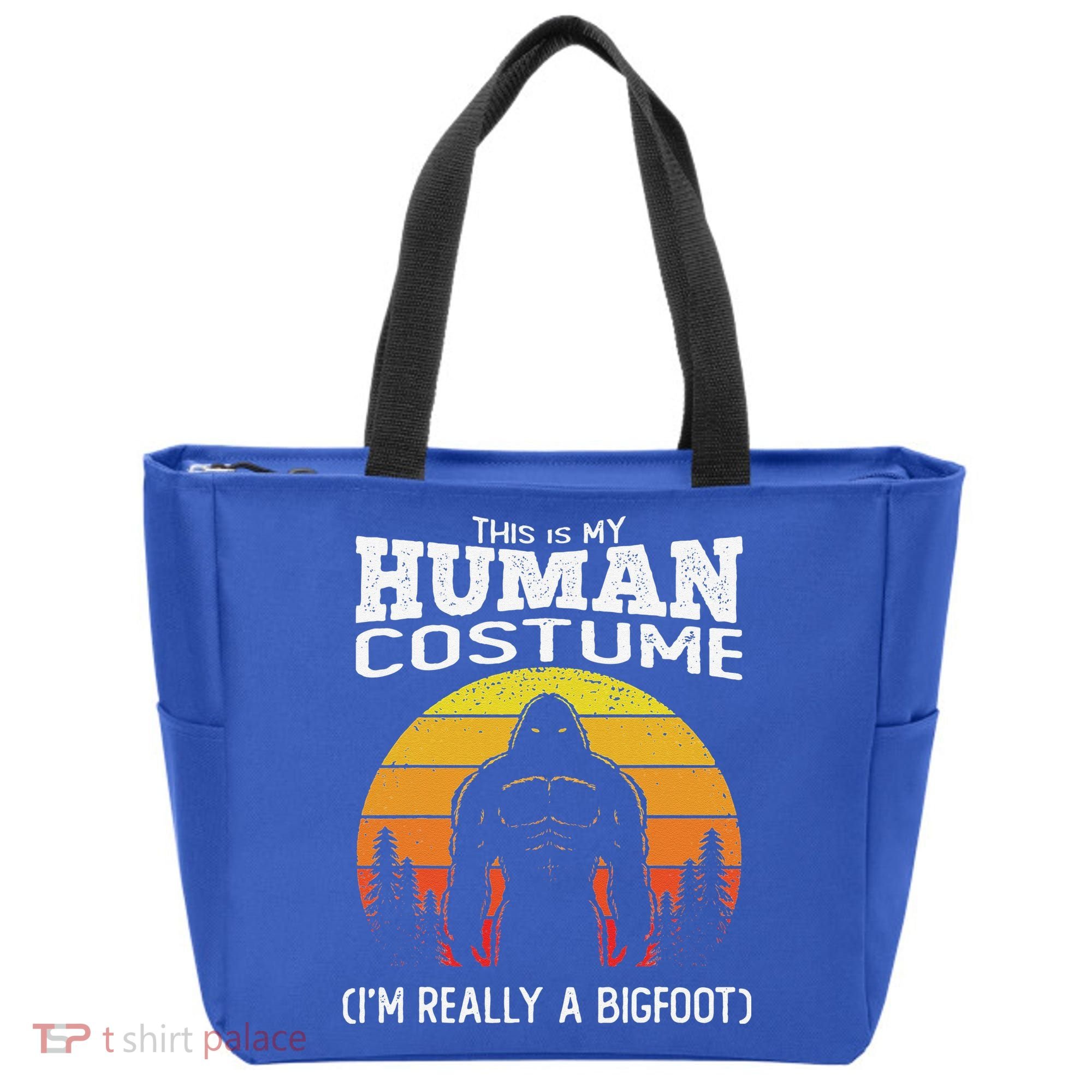 Bigfoot Halloween This Is My Human Costume Im A Bigfoot Tote Bag