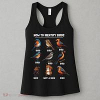 Bird How To Identify Birds Birds Lovers Watching Women's Tank Top thumb 3